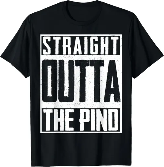 Discover Straight Outta Pind Gift for Boyfriend India Humor T-Shirt