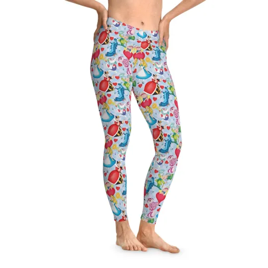 Alice In Wonderland Leggings, Gift for Her