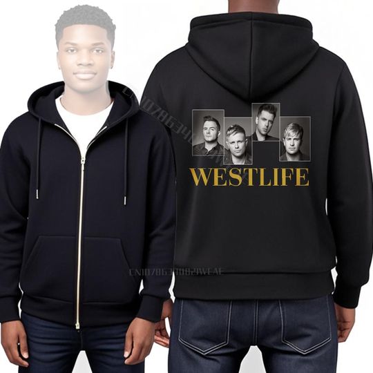 Discover Travel Women's Hoodys Oversized Hoodies Westlife Band Members On Hoodie Man Zipper Fashionable Basic Hoodies Casual Tops Fashion