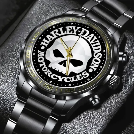 Discover Harley Black Stainless Steel Watch