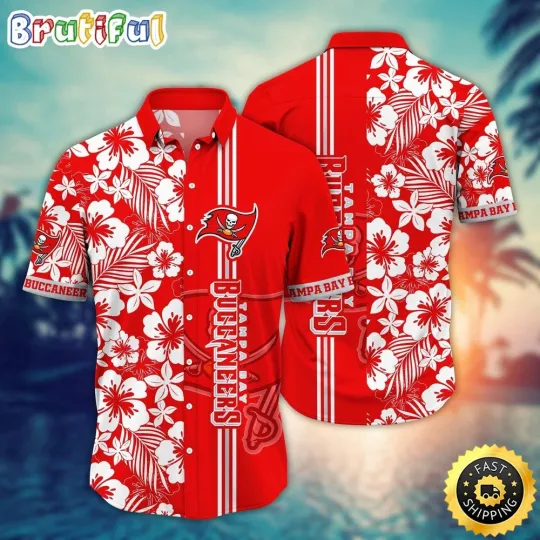 Tampa Bay Buccaneers Hawaiian Shirt Flower Exotic Island Fashion
