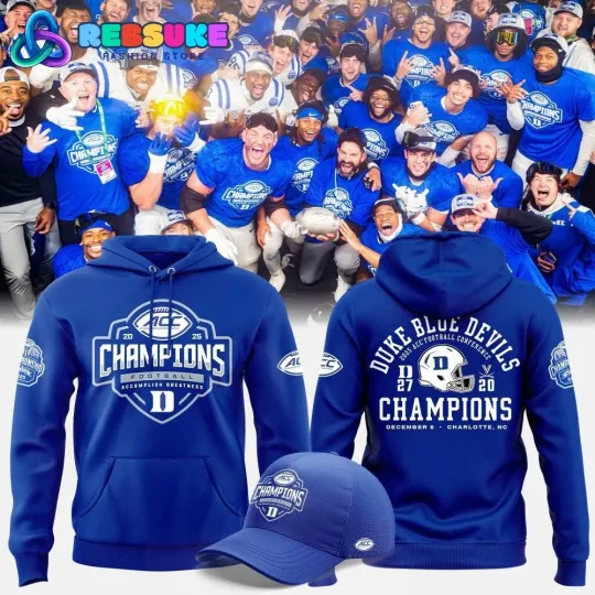 Discover Blue Devils Football ACC Champions Special Hoodie