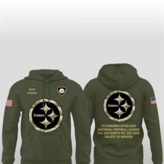 Discover Steeler 2025 Salute to Service Camo Hoodie T-Shirt