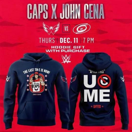 Discover Capitals x Cena The Last Time I Now Hoodie Shirt