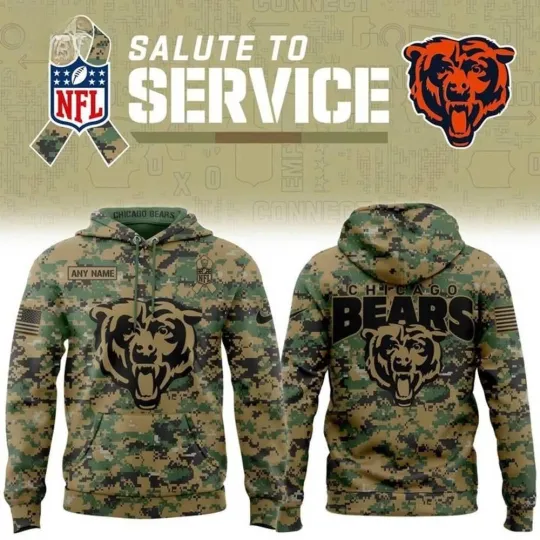Discover Bears ” Salute to Service ” 2025 Special Hoodie Shirt