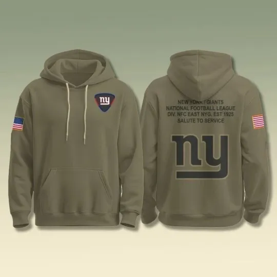 Discover Giantss Salute To Service Hoodie 2025