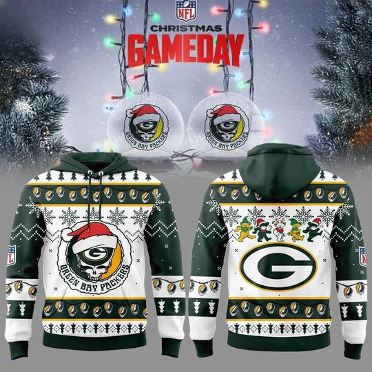 Discover Packers 60th Anniversary Of Grateful Christmas Game Day 2025 Hoodie