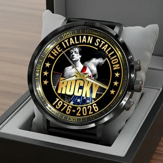 Discover Rocky 50th Anniversary Black Stainless Steel Watch