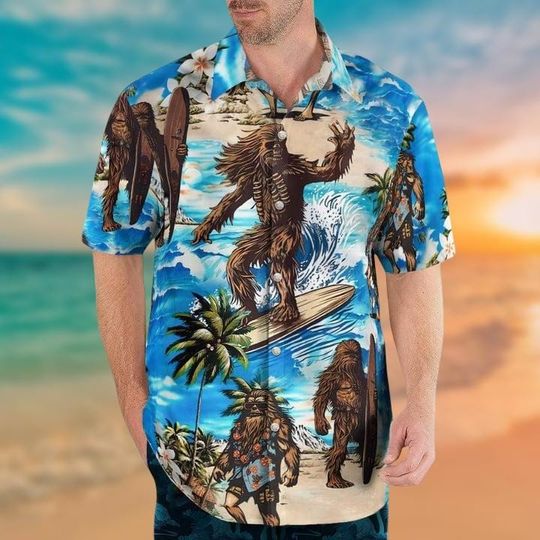 Discover Chewbacca Button Shirt, Star Wars Hawaiian Shirt, Disney Movie Shirt, Galaxy's Edge Shirt, Funny Summer Shirt For Men, Gifts For Him