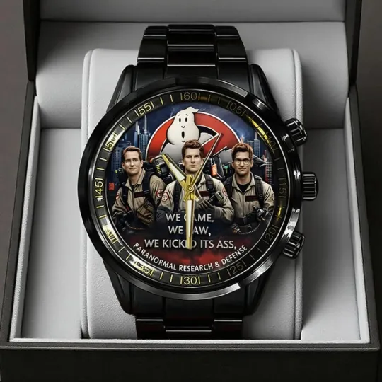 Discover Ghostbusters Black Stainless Steel Watch