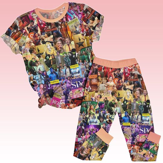 Discover Hamilton Broadway Musical T-Shirt & Pants Pajamas Set, Alexander Hamilton Pajamas Set, Theater Lover PJs, American Musical Gift