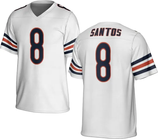 Discover UNSIGNED CUSTOM Sewn Stitched Cairo Santos White Jersey - Size S to 5XL