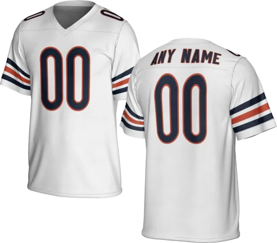 Discover UNSIGNED CUSTOM Sewn Stitched Personalized White Jersey - Size S to 5XL