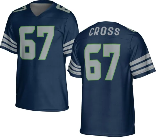 Discover UNSIGNED CUSTOM Sewn Stitched Charles Cross Jersey - Size S to 5XL