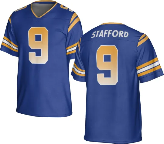 Discover UNSIGNED CUSTOM Sewn Stitched Matthew Stafford Jersey - Size S to 5XL