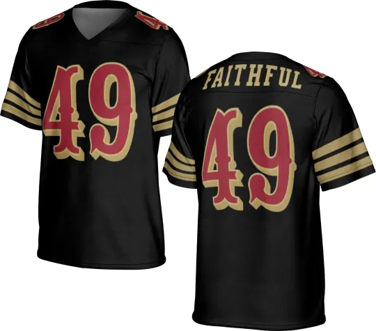 Discover UNSIGNED CUSTOM Sewn Stitched The Faithful Jersey - Size S to 5XL
