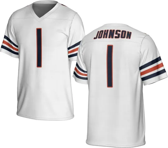 Discover UNSIGNED CUSTOM Sewn Stitched Jaylon Johnson White Jersey - Size S to 5XL