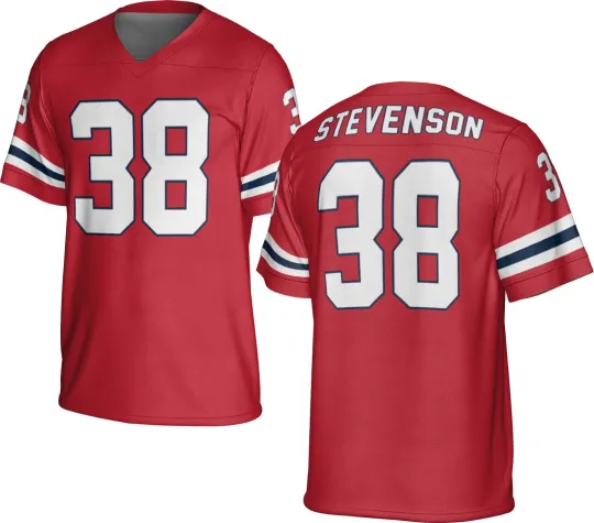 Discover UNSIGNED CUSTOM Sewn Stitched Rhamondre Stevenson Red Jersey - Size S to 5XL
