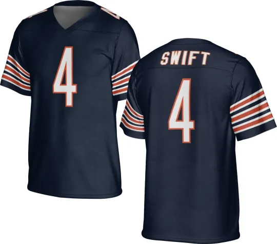 Discover UNSIGNED CUSTOM Sewn Stitched D'Andre Swift Jersey - Size S to 5XL