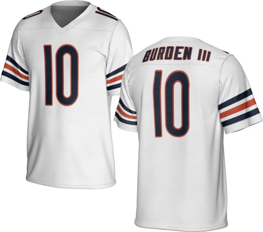 Discover UNSIGNED CUSTOM Sewn Stitched Luther Burden III White Jersey - Size S to 5XL