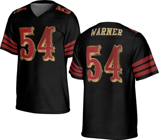 Discover UNSIGNED CUSTOM Sewn Stitched Fred Warner Jersey - Size S to 5XL