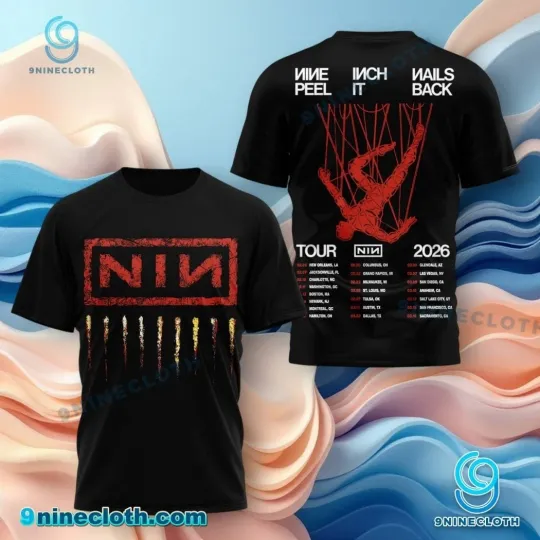 Discover Nine Inch Nails Peel It Back Tour 2026 Shirt