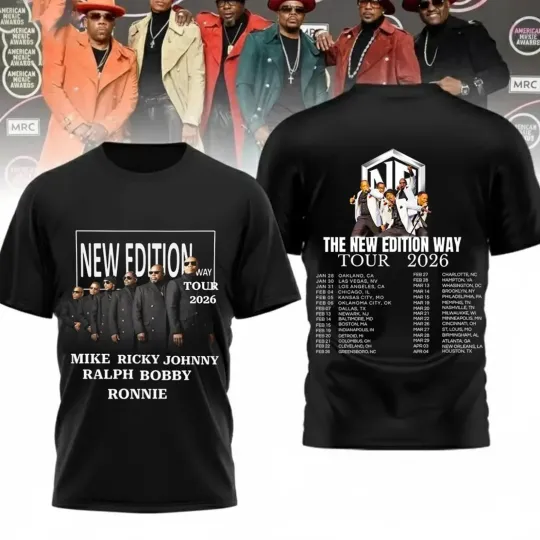 Discover The New Edition Way Tour 2026 T-Shirt