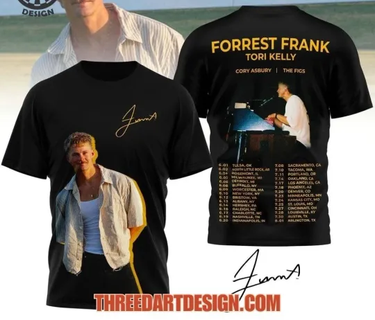 Discover Forrest Frank Tori Kelly 2026 Tour 3D T-Shirt