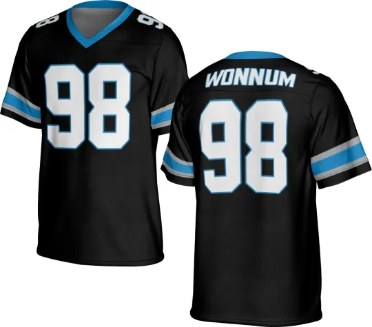 Discover UNSIGNED CUSTOM Sewn Stitched D.J. Wonnum Jersey - Size S to 5XL