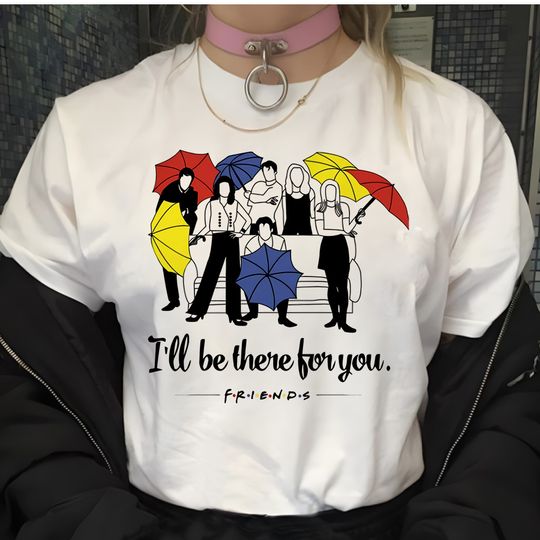 Discover Friends Serie Tv T-shirt Women Women T-Shirt Kawaii Y2k 2000s Psychedelic Streetwear Tees