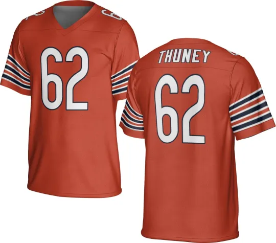 Discover UNSIGNED CUSTOM Sewn Stitched Joe Thuney Orange Jersey - Size S to 5XL