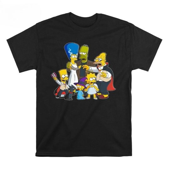 Discover 2025 The Simpsons Men's Street T-shirt Sweatshirt with The best gift Homer Print Pattern New Trendy 100% cotton printed T-shirt