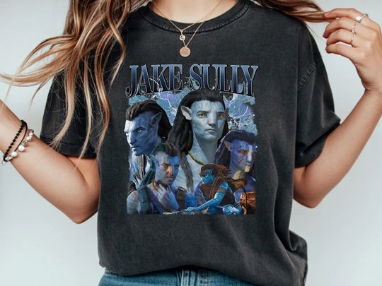 Discover Summer Jake Sully T-shirt, Jake Sulley Avatar The Way of Water Animal Kingdom Pattern Fan T-shirt, Men's T-shirt