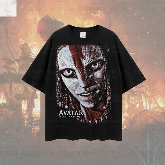 Discover 2025 Oversized Varang Avatar T Shirt: Fire and Ash Avatar Shirt Leisure T Shirt Avatar Varang  Land Na'Vi Shirt