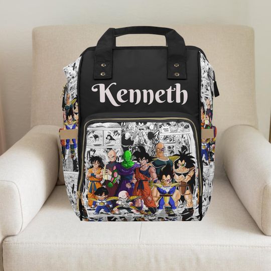Discover Dragon Ball Z,Dragon ball,Anime backpack,Boy diaper bag,Custom  diaper bag,Baby blanket,Toddler gifts,Expecting mom gift