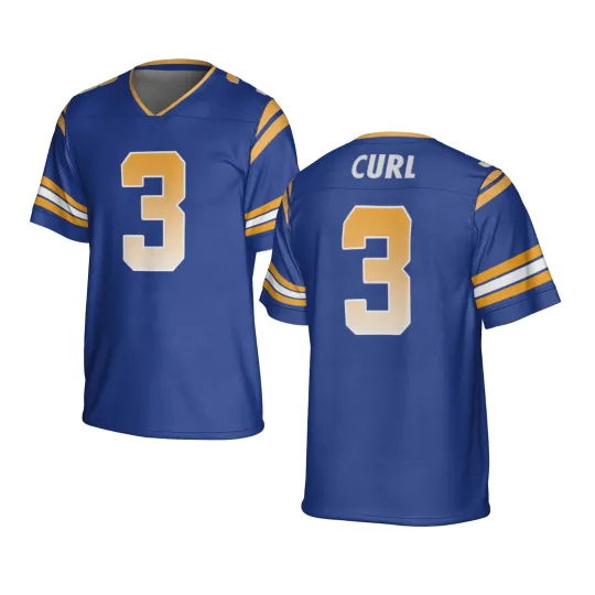 Discover UNSIGNED CUSTOM Sewn Stitched Kamren Curl Jersey - Size S to 5XL