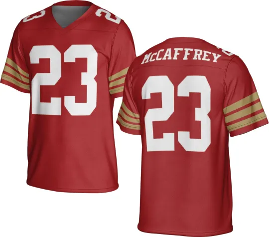 Discover UNSIGNED CUSTOM Sewn Stitched Christian McCaffrey Jersey - Size S to 5XL
