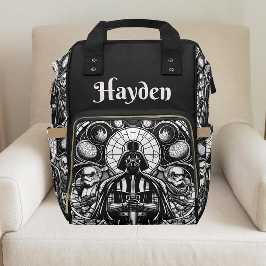 Discover Starwars,Starwars Backpack,Darth Vader Backpack,Boy Diaper bag,Custom diaper bag,Boy Backpack, Star wars  baby shower ,Expecting mom gifts