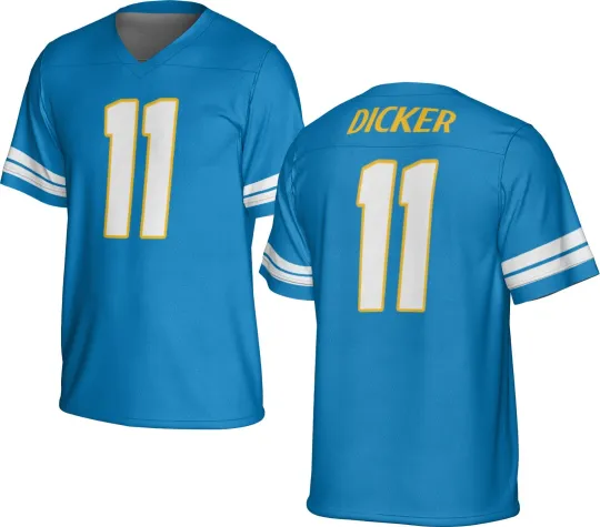Discover UNSIGNED CUSTOM Sewn Stitched Cameron Dicker Jersey - Size S to 5XL
