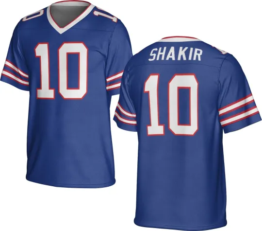 Discover UNSIGNED CUSTOM Sewn Stitched Khalil Shakir Jersey - Size S to 5XL