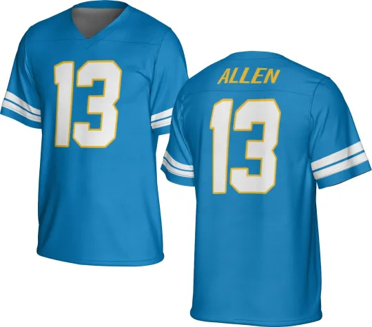 Discover UNSIGNED CUSTOM Sewn Stitched Keenan Allen Jersey - Size S to 5XL