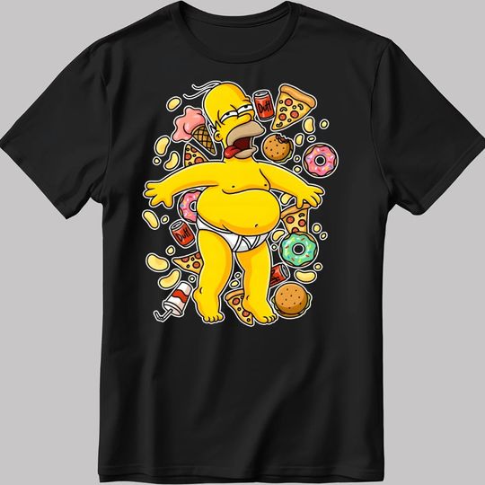The Simpsons 100%cotton Unisex O-neck shirt oversized graphics 2026 New Men's Women's fashion Y2k cartoon Short Sleeve Tshirt