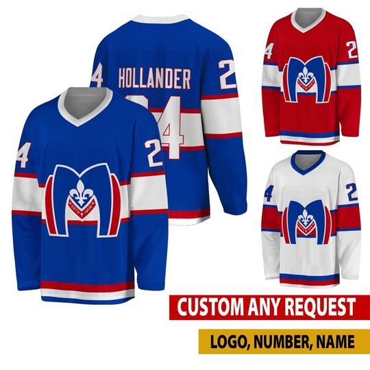 Discover Personalized Montreal Hollander Hockey Jersey
