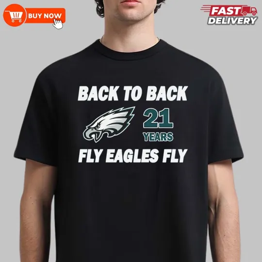 Discover Philadelphia N.F.C East Champion 2025 BackToBack 21Years TShirt - Full Size
