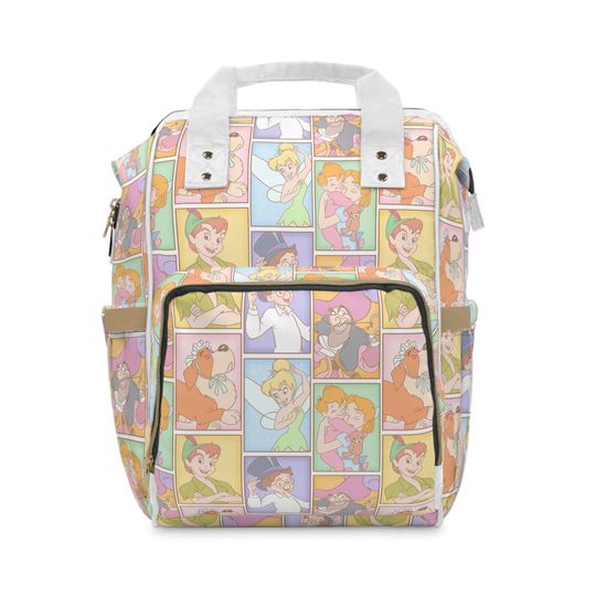 Discover Peter Pan Diaper Bag Disney Baby Backpack, Peter Pan Baby Gift, Travel Bag for Moms, Magical Baby Shower Gift, Cute Neverland Tote