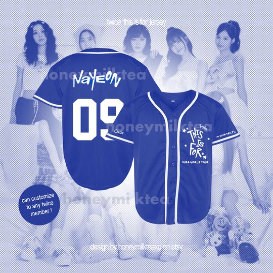 Discover Twice 'This is For' Inspired Tour Jersey