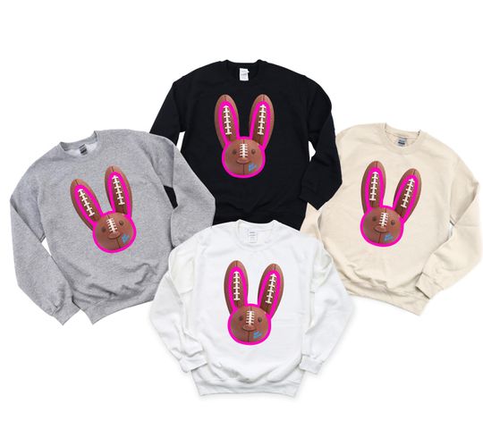 Bad Bunny Super Bowl Shirt - Benito Football Helmet Tee - Funny Sports Bunny Sweatshirt - Puerto Rico Music Fan Apparel