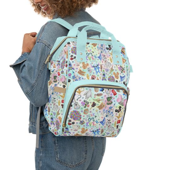 Discover Disney Best Day Ever Multifunctional Diaper Backpack, Disneyland Diaper Bag, Disney World Backpack, Disney Bag, Park Bag