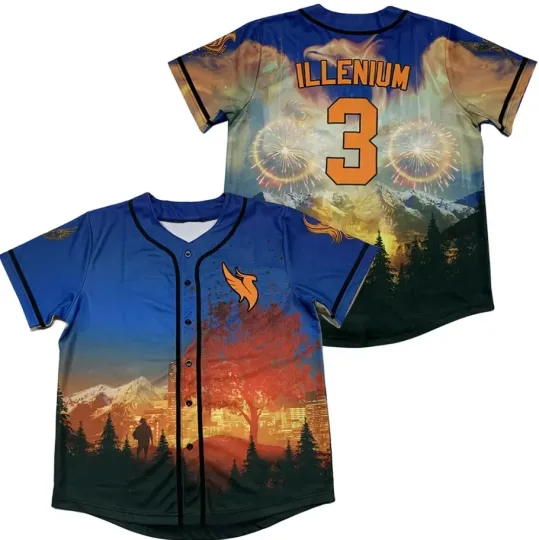 Discover ILLENIUM Tour Jersey Spring Summer Baseball Jersey DI1184
