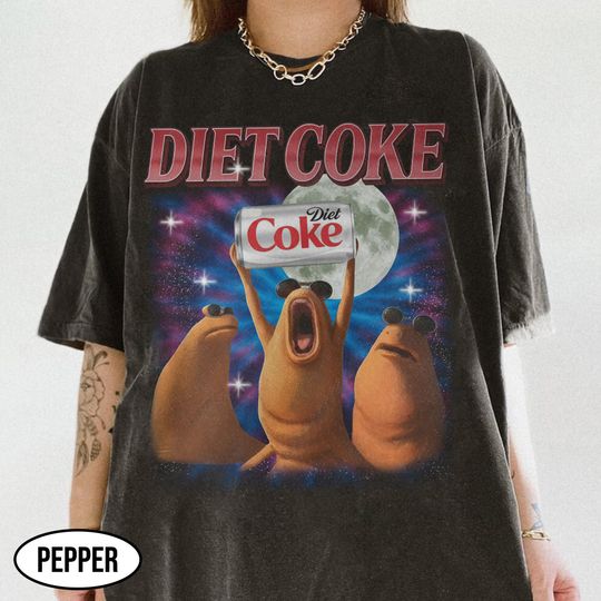 Discover Marcus The Worm Diet Coke Shirt, Retro Diet Coke Bootleg Shirt, Diet Coke Meme Unique Shirt, Funny Diet Coke Marcus Worm Shirt